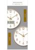 Ultra-quiet 6514 Silent Sweep Wall Clock for Living Room – Simple Quartz Design