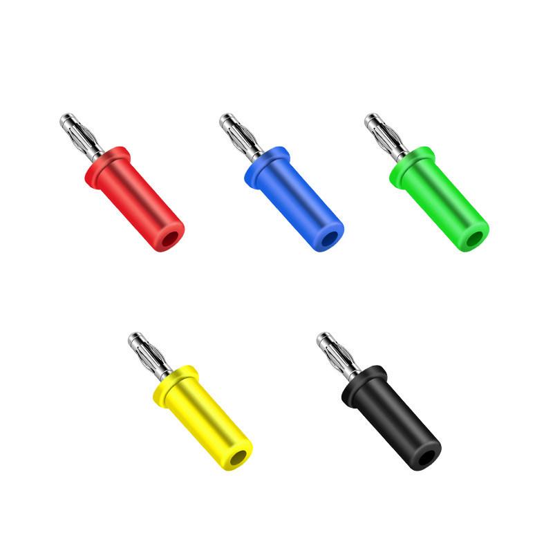 Jack Banana 4mm Laiton Nickelé Tête Lanterne pour Instruments Industriels