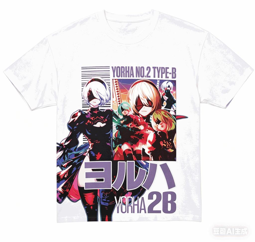 NieR Automata Anime Lover T shirt Year round clothing personality Clothes Plus Size Unisex New Model Couples high quality soft