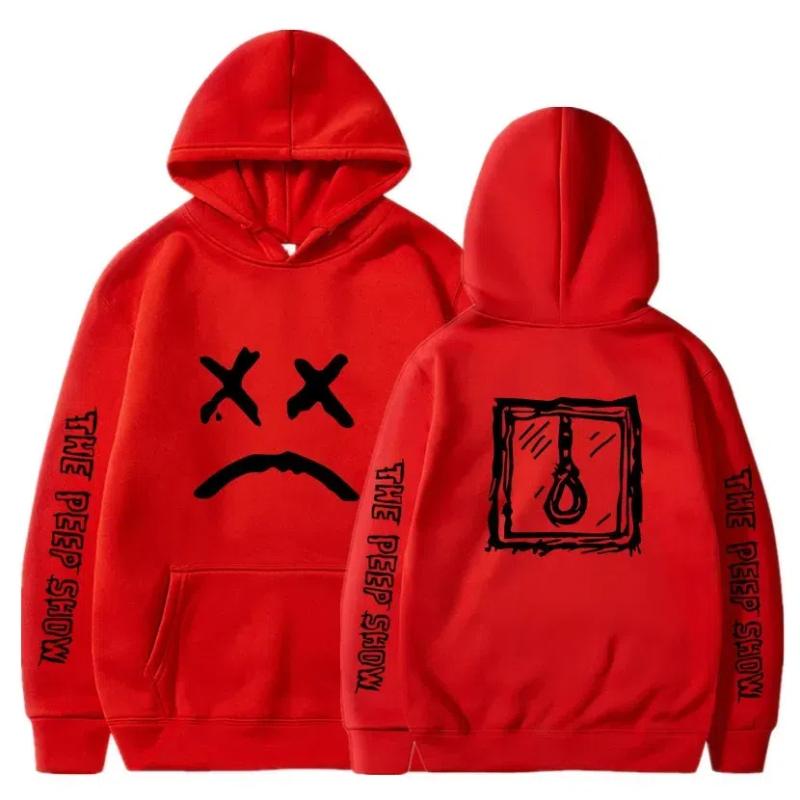 2024 Hip Hop Lil Peep Printed Hoodies Hell Men Women Hooded Pullover Male Female Sudaderas Cry Baby Hood Hoddie Sweatshirts