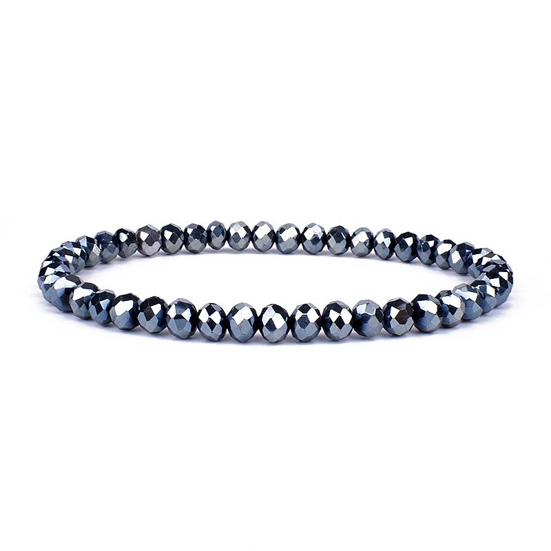 Mini Geslepen Kristal Armband Dames Luxe Kralen Dames Armband Mode 6/8mm 41kleur Kristallen Kralen Armband Vriendschap Sieraden
