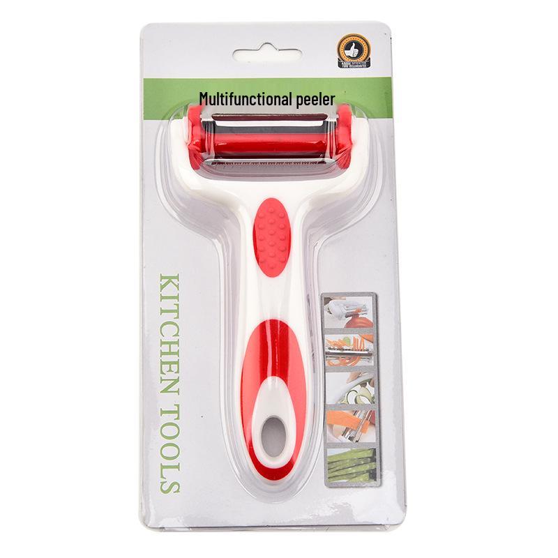 3-in-1 Rotating Peeler & Grater: Multifunctional Kitchen Gadget for Vegetables, Fruits, and Melons