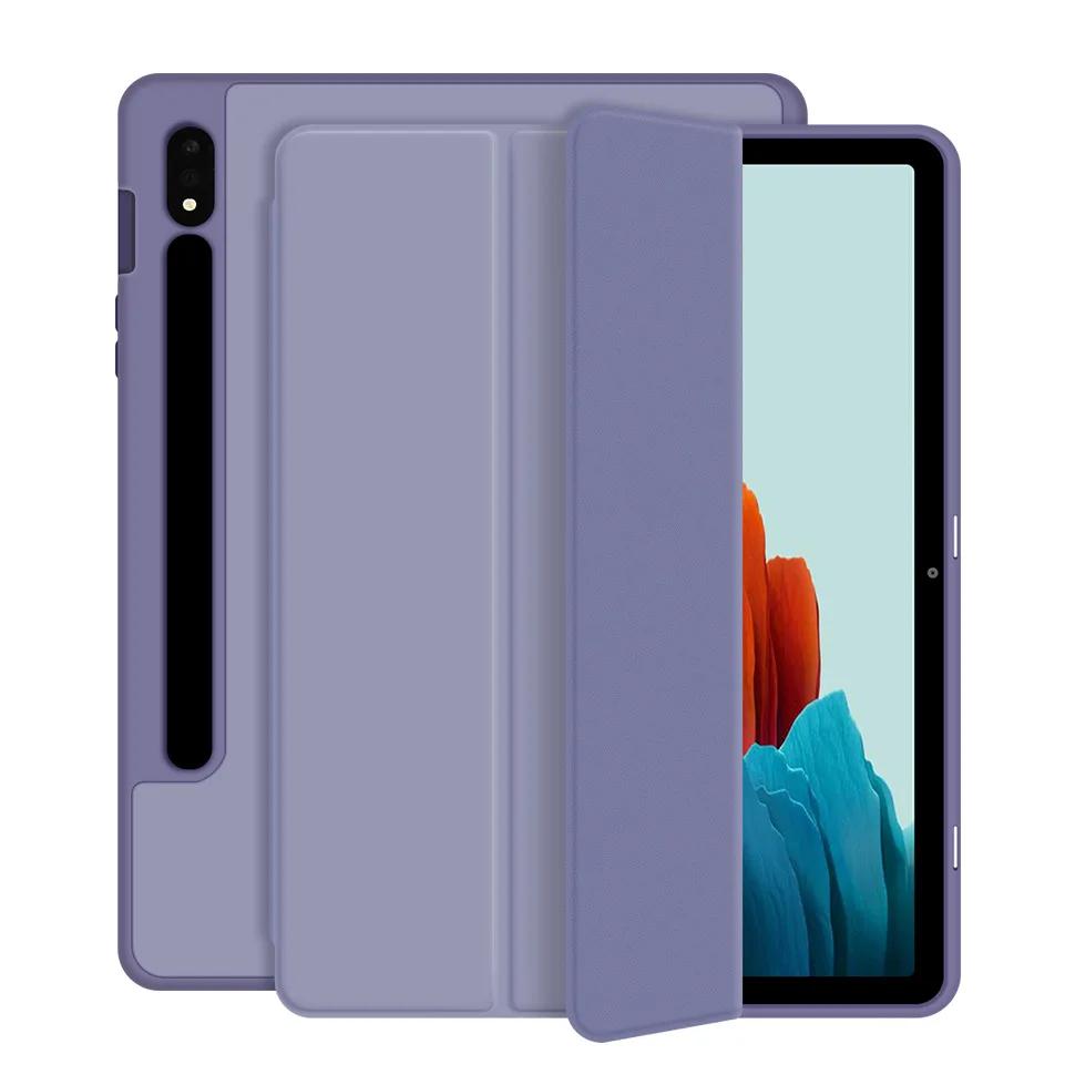 Case for Samsung Galaxy Tab S6 10.5 Sleep Wake Up Cover Galaxy Tab S7 S8 11 S10 S9 FE 10.9 PLUS 12.4 13.1 Pencil Holder Funda