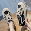 Platform Canvas Shoes Women's 2025 Summer New Versatile Fashion Breathable Casual Board Shoes Show Feet Small Sports Shoes Mesh