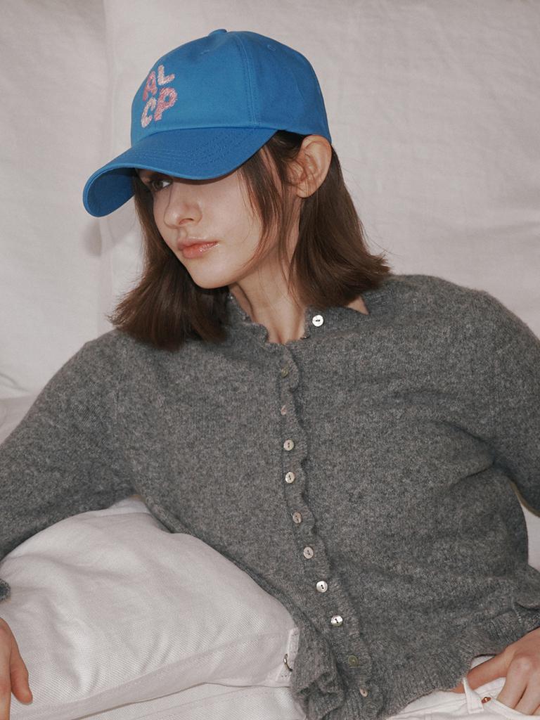 Olinkeompeulliteu [Unisex] Alcp Sketch Ball Cap (Blue)