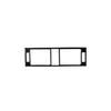 Auto Carbon Fiber Middle Air Vent Outlet Cover Trim For Mercedes-Benz W204 07-10