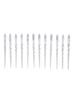 Icicle Ornaments Set Christmas Christmas Tree Decoration 12 Piece Set Clear Plastic Design Easy To Hang Versatile Use