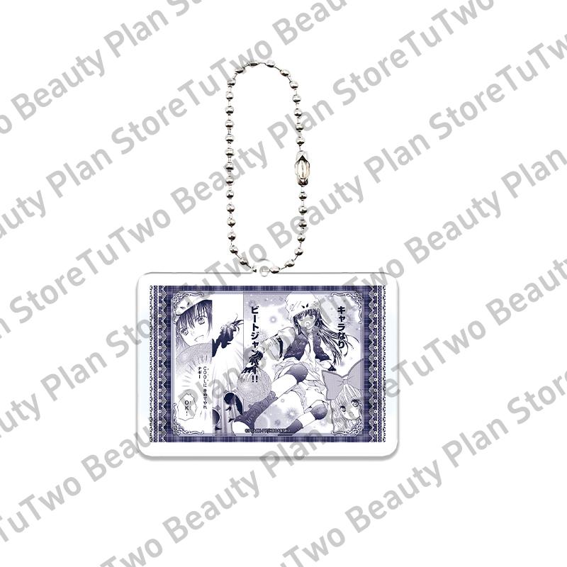 

Kawaii Anime Shugo Chara Keychain Decoration Cartoon Cute Acrylic Hanging Backpack Keyring Pendant Students Ornament Toys Gifts about 5cm