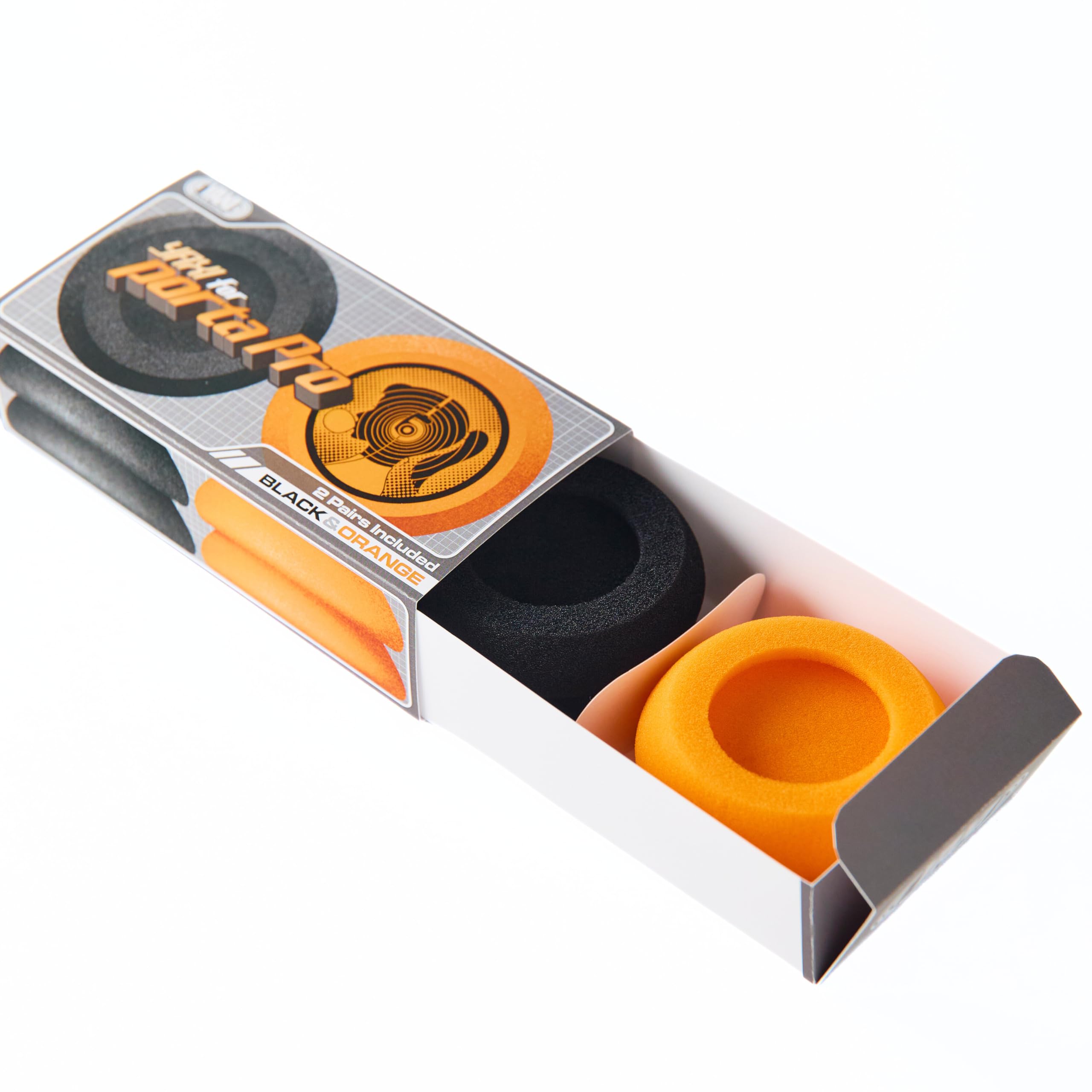 YAXI Ear Pads for Koss PORTAPRO A5 Orange Poster Orange Black