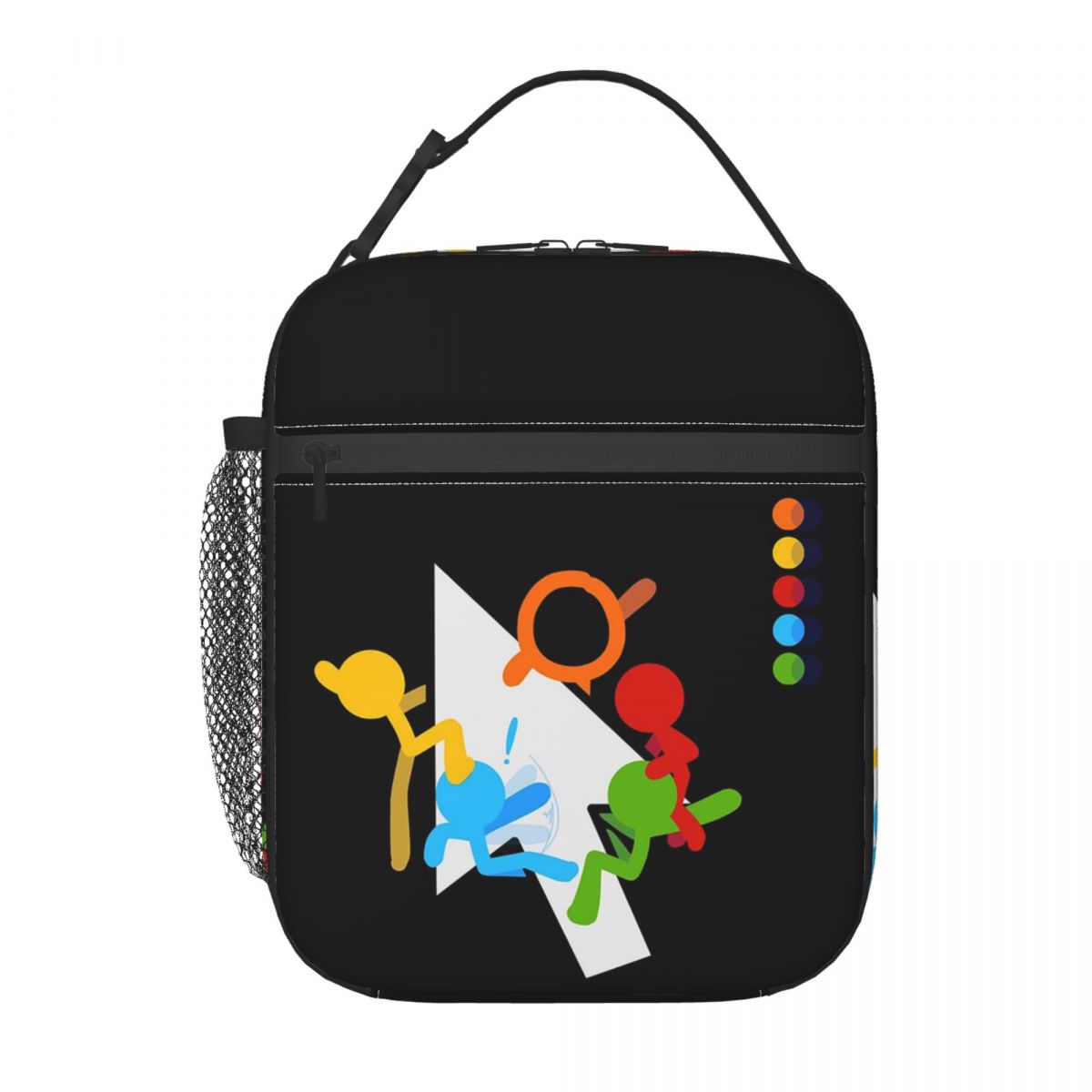 Alan Animation Becker Funny Insulated Lunch Bag for Women Children Portable Food Boxes Thermal Lunch Box Tote One Size