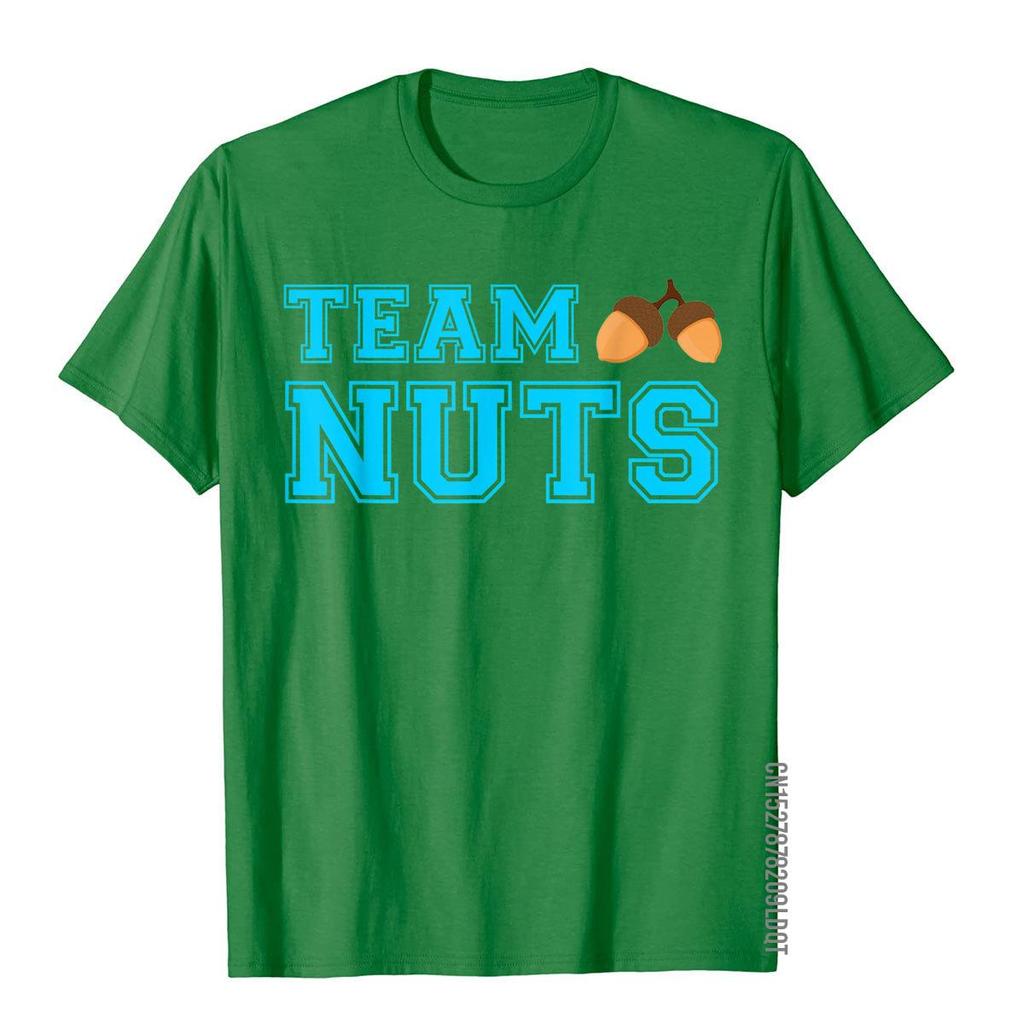 Gender Reveal Party Team Nuts Funny Team Boy Gender Reveal TShirt Outdoor Tops Tees Cotton Men Top TShirts Family Brand New