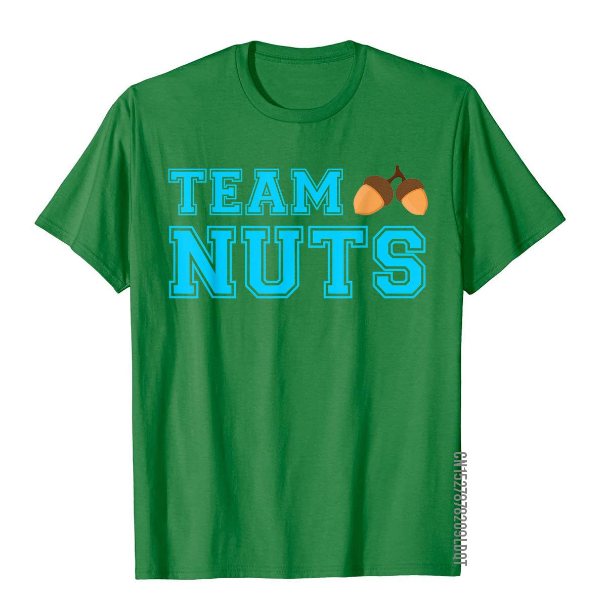 

Gender Reveal Party Team Nuts Funny Team Boy Gender Reveal TShirt Outdoor Tops Tees Cotton Men Top TShirts Family Brand New 4XL