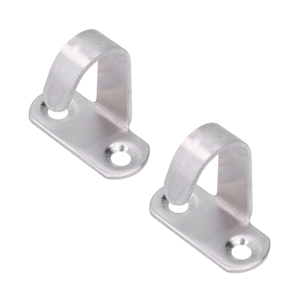 2pcs Stainless Steel Hooks Clothes Hat Hanging Hanger Storage Organizer for RV Bathroom
