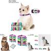 Reflective Nylon Cat Collar With Bell Free Engraving Available In Multiple Colors Suitable For Cats