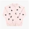 MaiSon KitSune Nw00504kf0001 P705 Embroidered Fancy Fox Embroidered Women S Cardigan