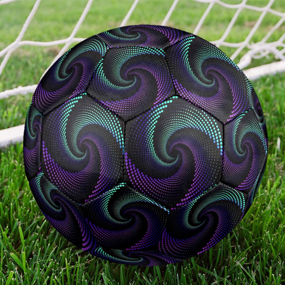 1pc Vortex Lights Size 5 Soccer Ball Professional Match Training Football Indoor &Outdoor Sports Ball Lightweight Durable c65159