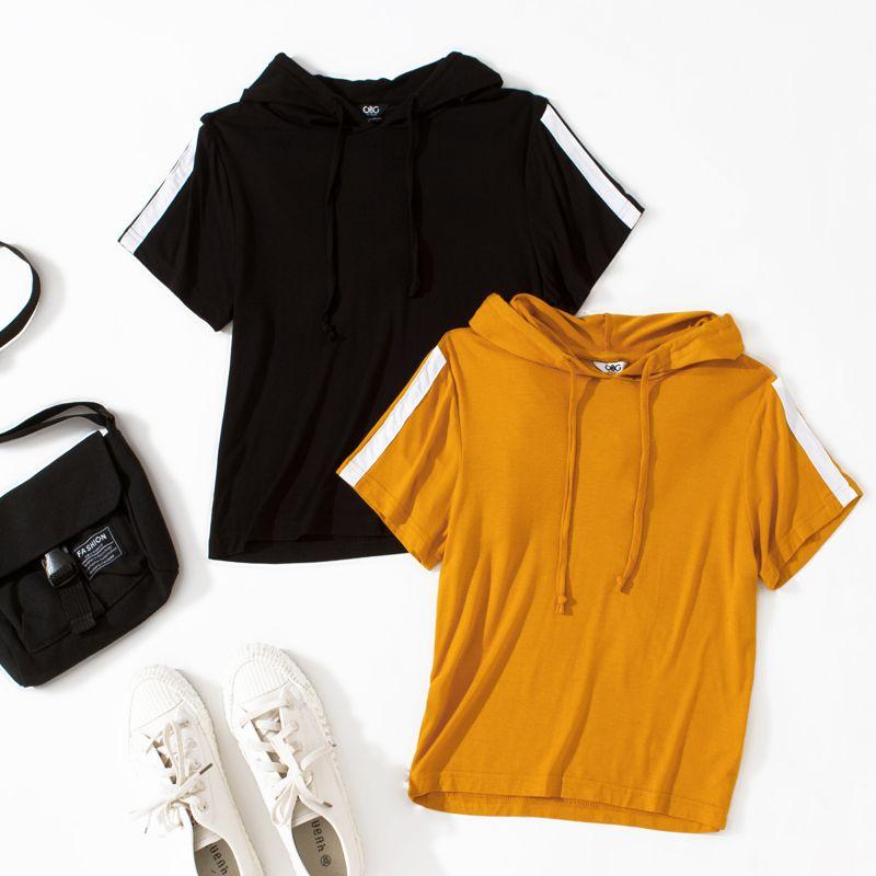 

Молодежная футболка с коротким рукавом, тонкая, повседневная, пэчворк, без этикетки Black L