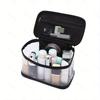 1pc Large Clear Makeup Bag Big Cosmetic Bags Waterproof Toiletry Orangizer with Handle Transparent Toiletries Case Travel Pouch