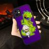 Cartoon Funny R-Rugrats For IPhone 16 15 14 13 12 11 Pro Max X XS MAX Plus Translucent Black Phone Cover