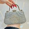 New women's bag, high-end diamond-encrusted luxury handbag, handbag, clutch bag, shoulder messenger bag, dinner bag.