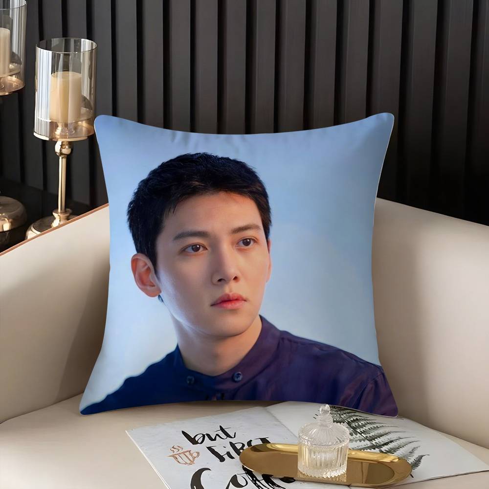 J-Ji C-Chang Wook Kissenbezug Zuhause Wohnheim Stuhllehne Kurzer Plüsch Doppelseitiger Druck Büro Nickerchen Zeit Kissenbezug