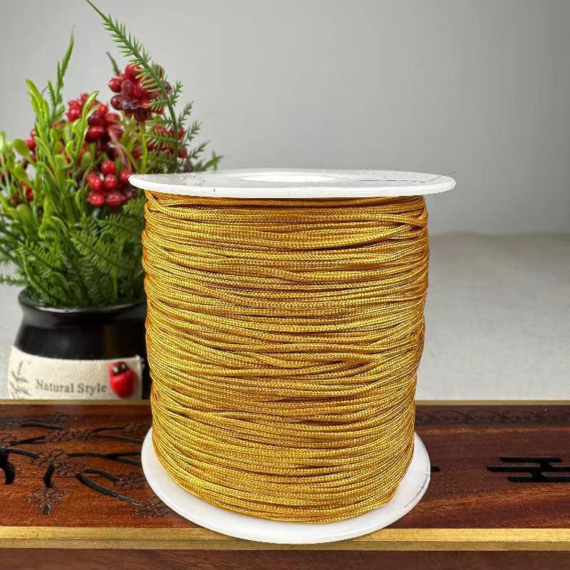 Jadefaden 0,8 mm Webkordel für DIY handgefertigten Schmuck und chinesische Knoten-Halskette
