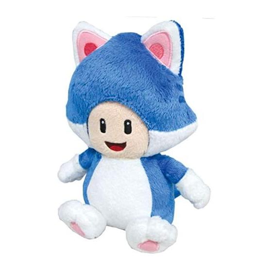 San-Ei Super Mario 3D World Cat Toad (S) W12 x D10 x H18.5cm Plush