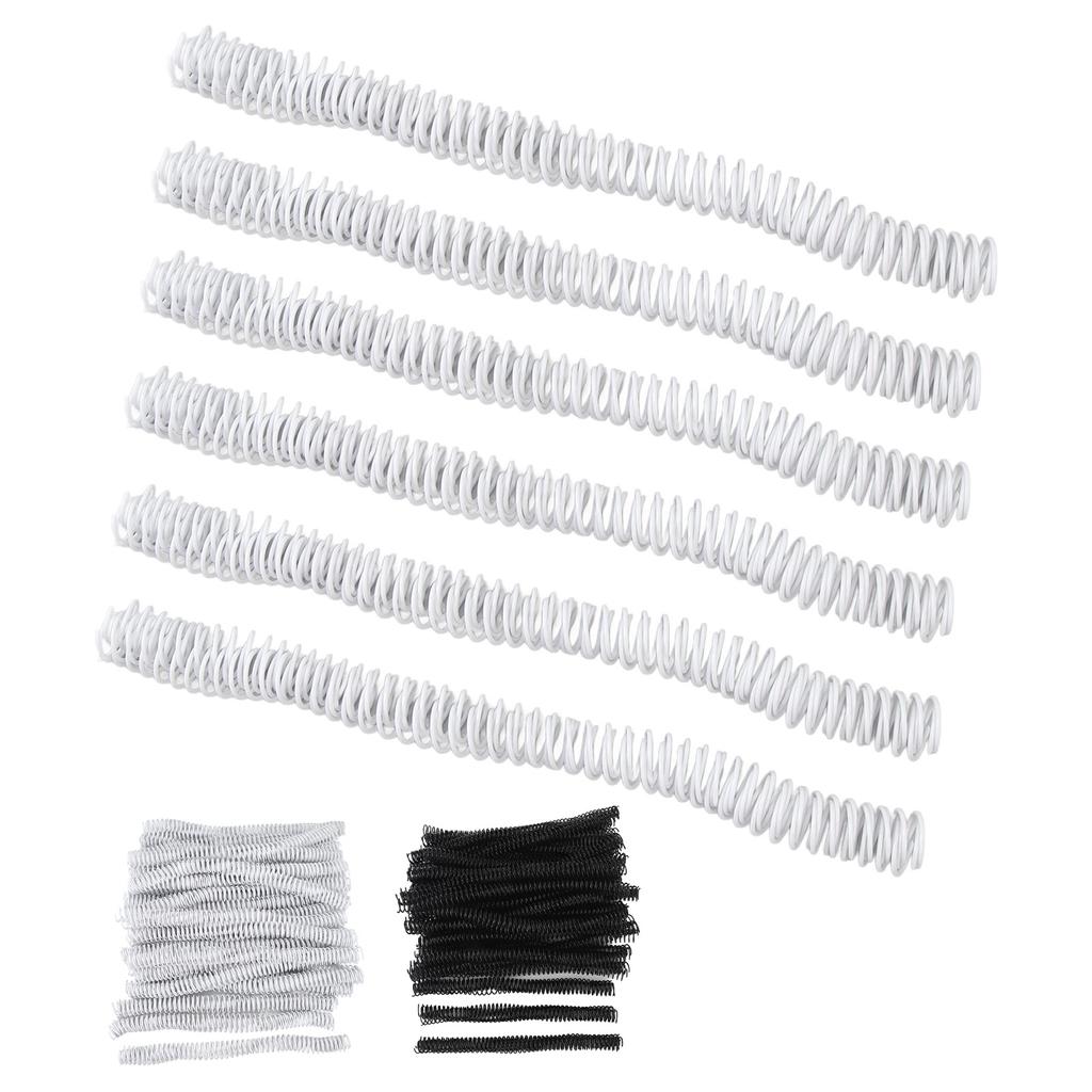 100PCS Spiral Binding Coils 16mm Diameter 48 Teeth 4:1 Binder Combs Spines for Paper