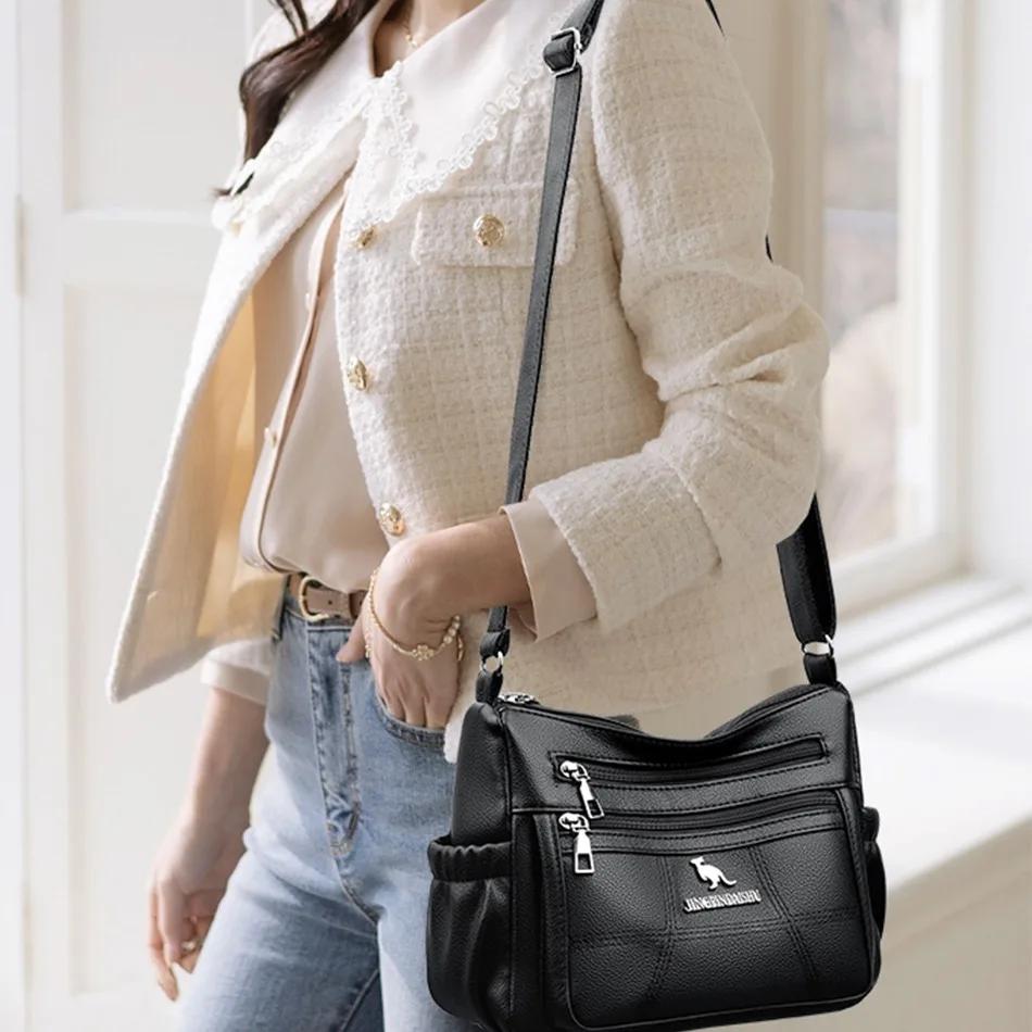 High Quality Women Shoulder Bag Leather Luxury Handbags Women's Bags Designer Shoulder Crossbody Bags for Women Sac A Main 2026