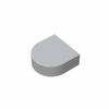 55pcs MOC compatible building block parts 24246 small particle building blocks 1x1 one-sided arc light DIY children's toys