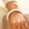 Marmor Mehrfarbiges Armband Damen Retro Rund Halbtransparent Acryl Persönlichkeit Boudoir Imitation Jade Armreif Mode Schmuck