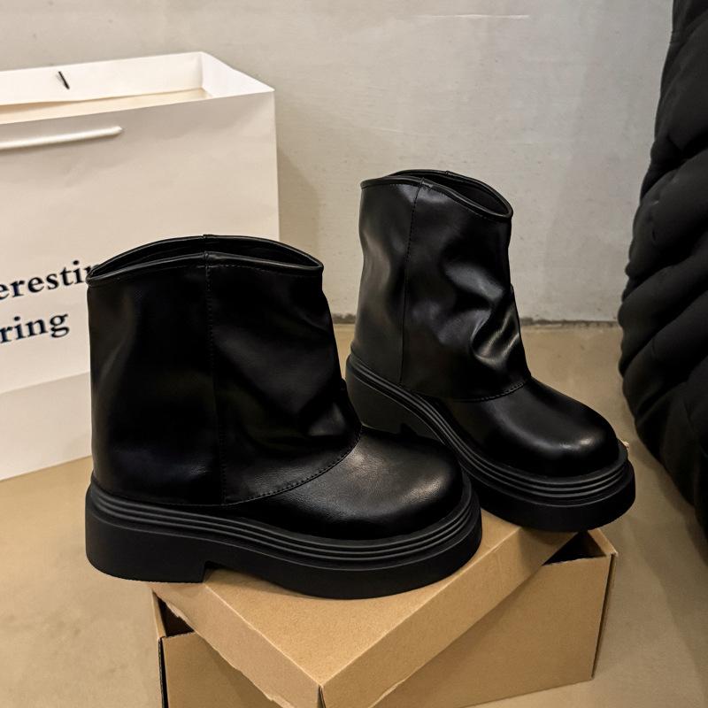 

Осенне-зимний французский новый продукт, европейские и американские тонкие сапоги, модные сапоги, модные женские сапоги, но выше колена, новая высота 35 чёрный