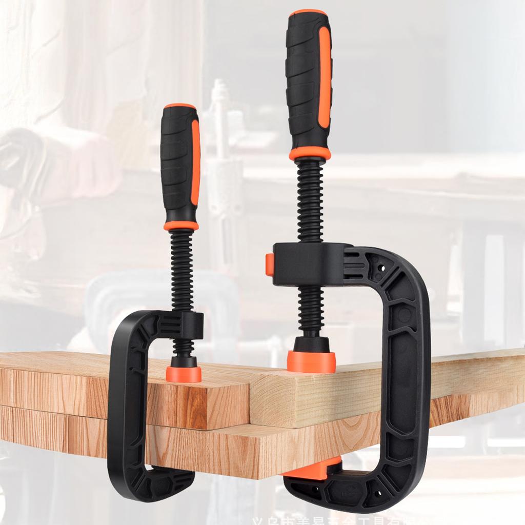 C-Clamps for Woodworking Adjustable Strong Clamping Force C Clamp for Most DIY Woodworking