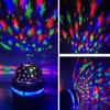 LED Starry Night Light Remote Control Rotating Galaxy Aurora Projection Lamp USB Plug-in Magic Ball Stage KTV Atmosphere Decor