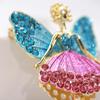 Korean Style Cute Rhinestone Angel Girl Brooch for Women's Sweater or Coat