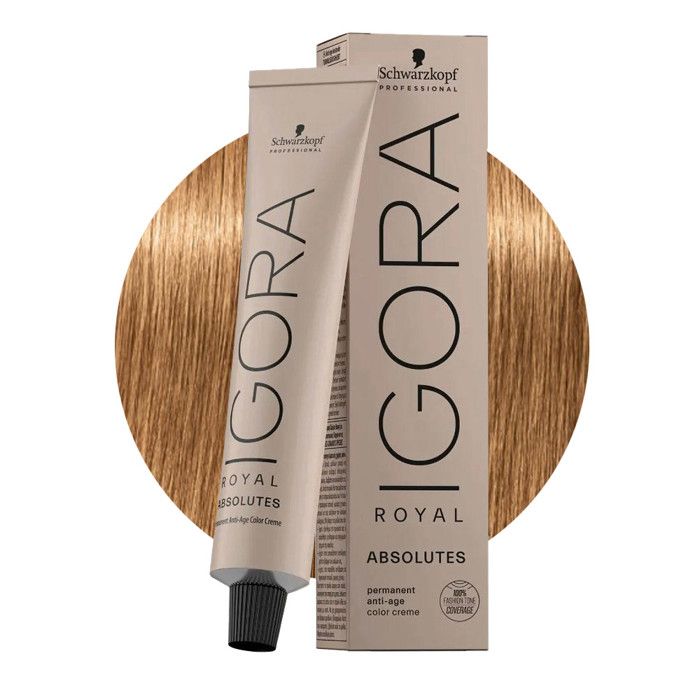 Coloration - IGORA ROYAL ABSOLUTES - 8-50 - Blond Clair Doré - 60 Ml - Crème Pour Tous Types De Cheveux