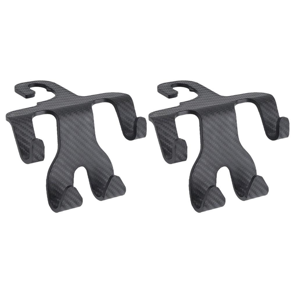 Háček na opěrku hlavy do autosedačky z uhlíkových vláken, držák na mobilní telefon, organizér do auta, úložné držáky, ruční K0Q0