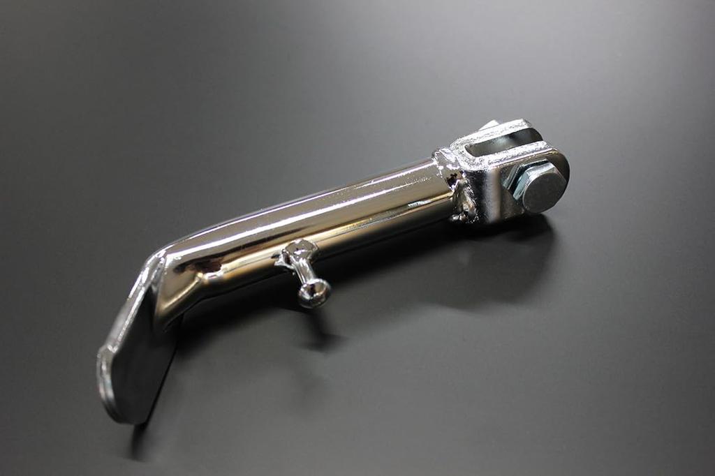 General Purpose 3.9 Inches (100 Mm) Outer Short Side Stand, Plated, Steel, Total Length: 5.5 Inches (140 Mm)