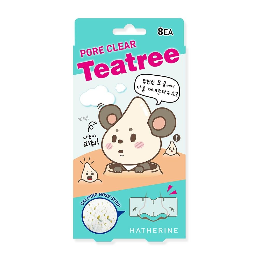 

Hatherine Hatherin Skin Teatree Nose Strip 8ea