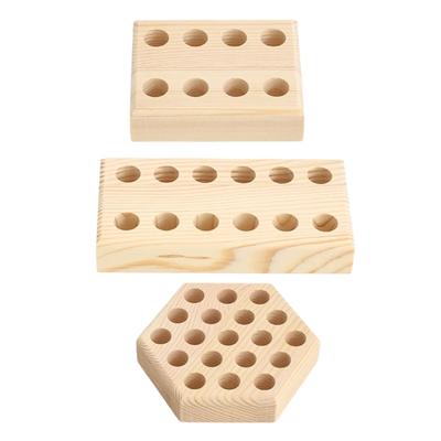Solid Wood Pliers Storage Rack For Workshop Tool 8/12/19Holes Sturdy Construction NonSlip Base Durability Wood Build