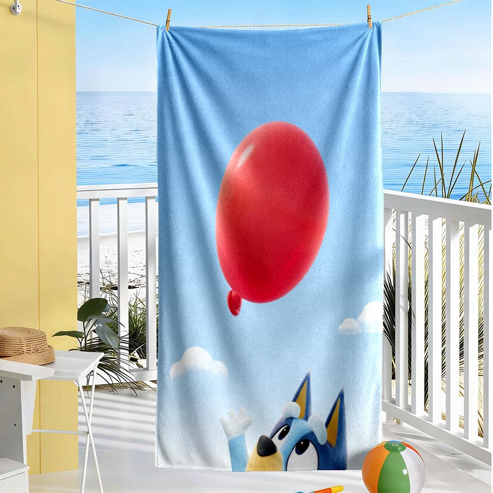Halloween Characters Purple Background Beach Towel Super Soft & Absorbent Comfortable Lightweight