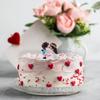 1 Pair Wedding Cake Topper Bride and Groom Resin Couple Statue Decorative Figurine Miniature Ornament for Cake Decoration