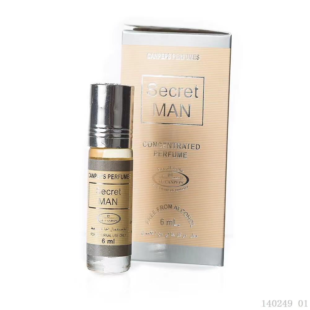 Dubai Essential Oil Perfume: 6ml Alcohol-Free Roll-On for Middle East Market