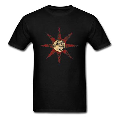 Dark Souls 3 Tshirt Men Sun Warrior T Shirt Praise The Sun Bloodborne Tshirt Cotton Male Streetwear Funny Tops Christmas Tees