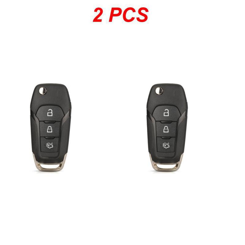 1~10PCS Suitable For Key Shell 3 Buttons Abs Material Car Key Bag Shake The Road Key Shell Folding