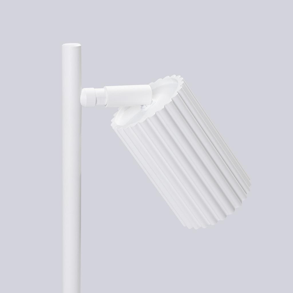 Lampa Biurkowa Karbon 1 Gu10 Biały Alu Sollux Sl.1548
