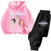2025 Neu Kinder Koreanische Welle Dämonenjäger Gedruckt Mode Lässig Film Cartoon Jungen und Mädchen Sweatshirt Set