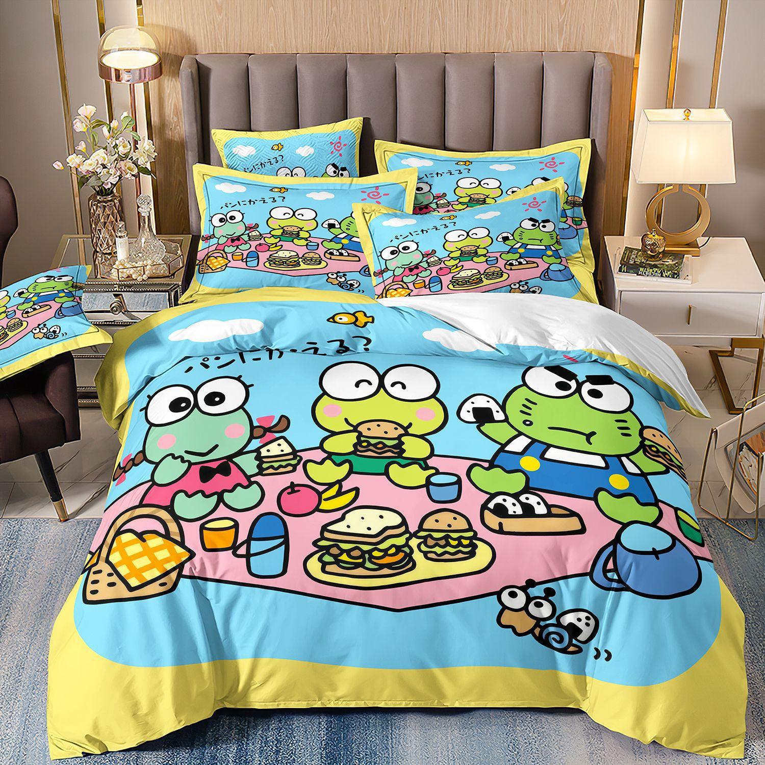 

Мультяшное детское анимационное постельное белье, трехпредметный комплект, пододеяльник с 3D цифровой печатью cover 70 * 133 and 50 * 75 * 1