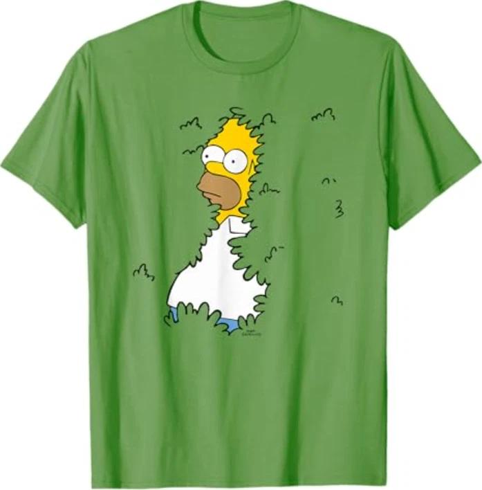 The Simpsons Homer Hide Bush Meme T-Shirt M
