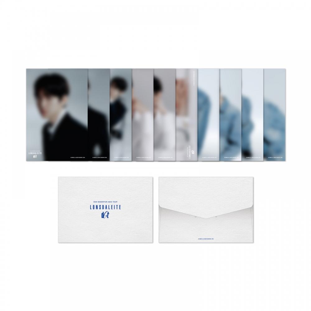 

Baekhyun 08 Набор открыток 2024 Baekhyun Asia Tour Lonsdaleite Official Md